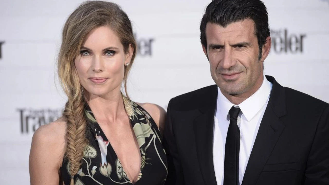 Luis Figo y Helen Svedin desmienten los rumores de crisis con un selfie juntos