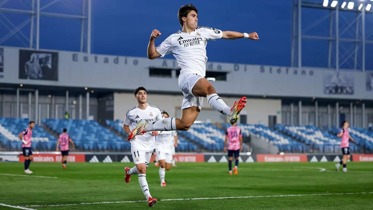 Real Madrid: Gonzalo García cierre su semana grande con un doblete con el Castilla