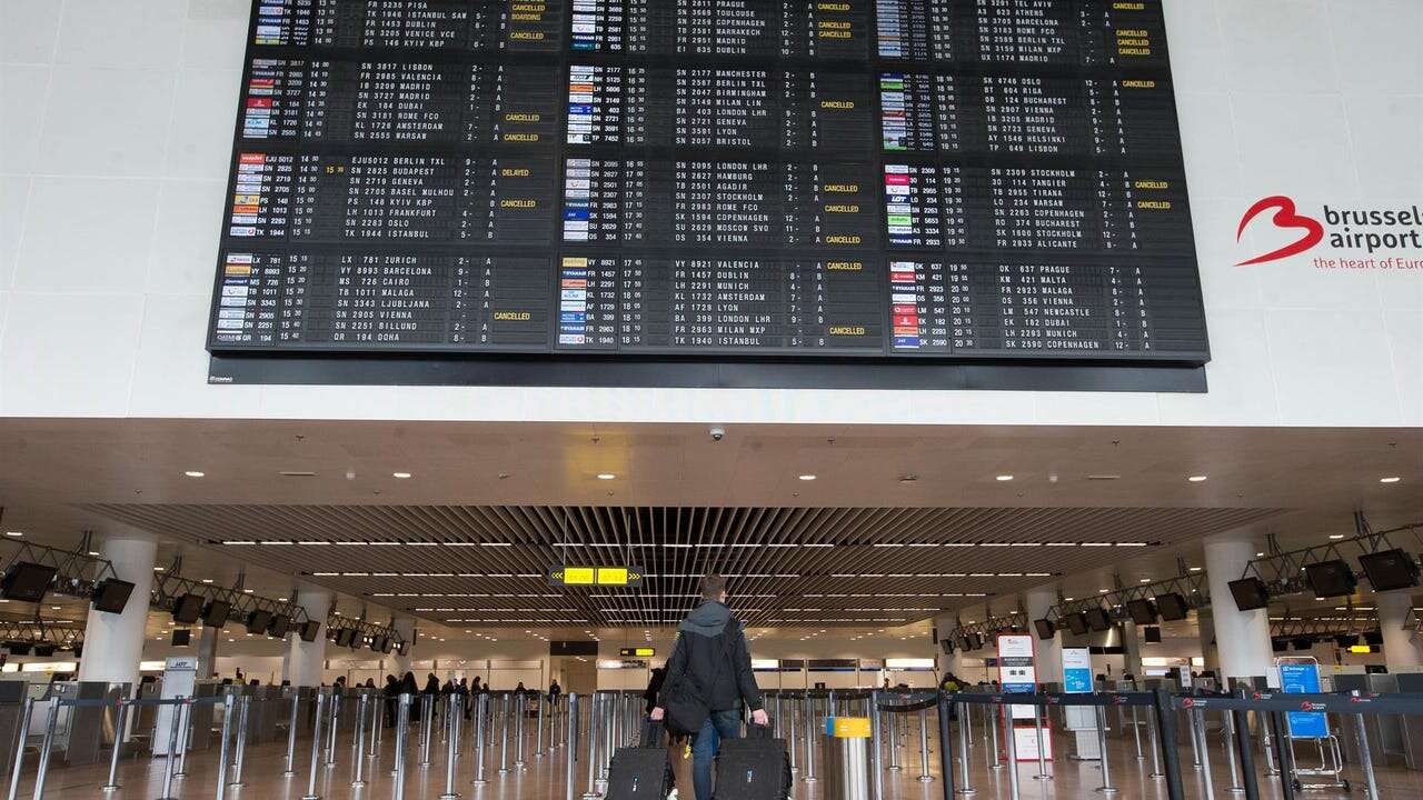 Una manifestación de jardineros dejará en tierra todos los aviones de Bruselas y Charleroi durante un día