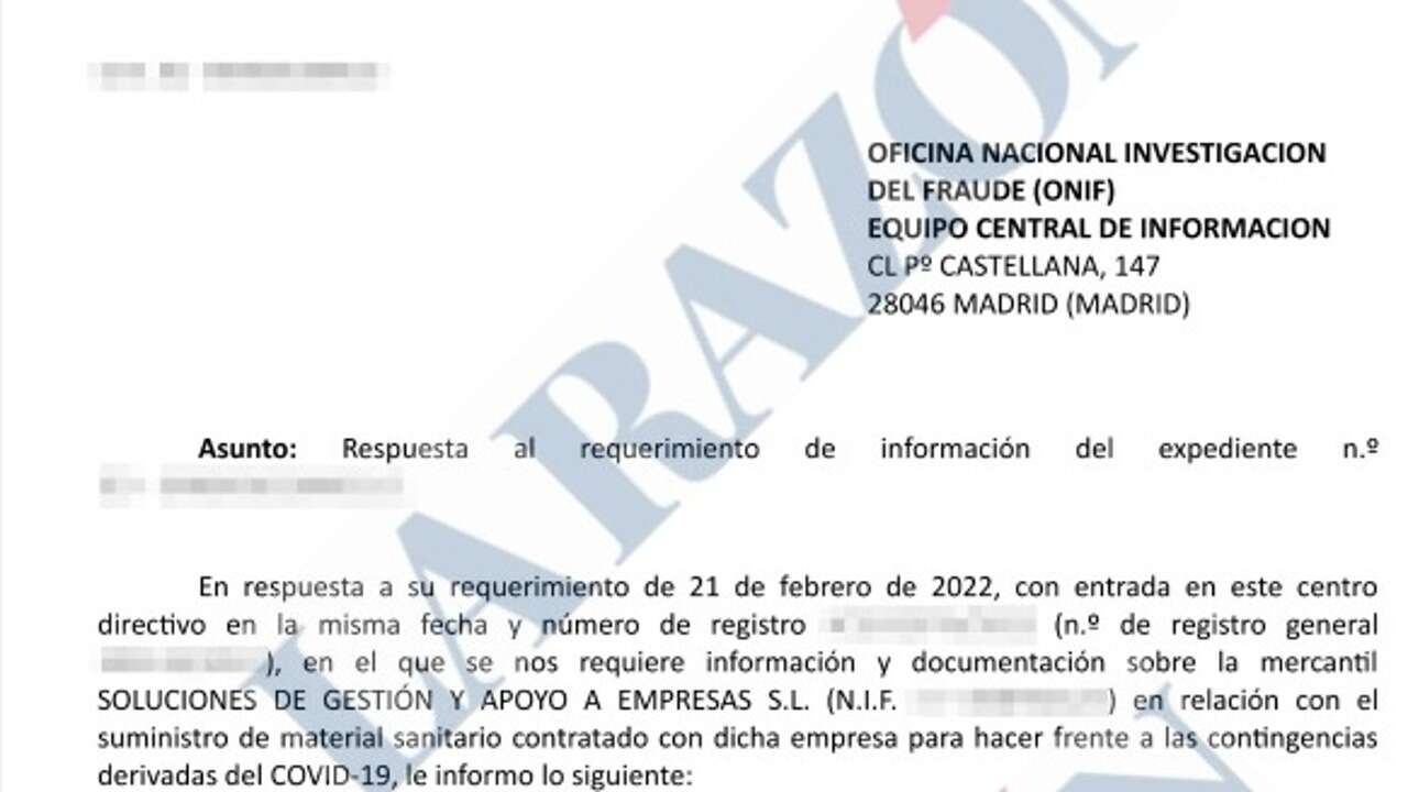 Torres reconoció a Hacienda en 2022 que la empresa del 