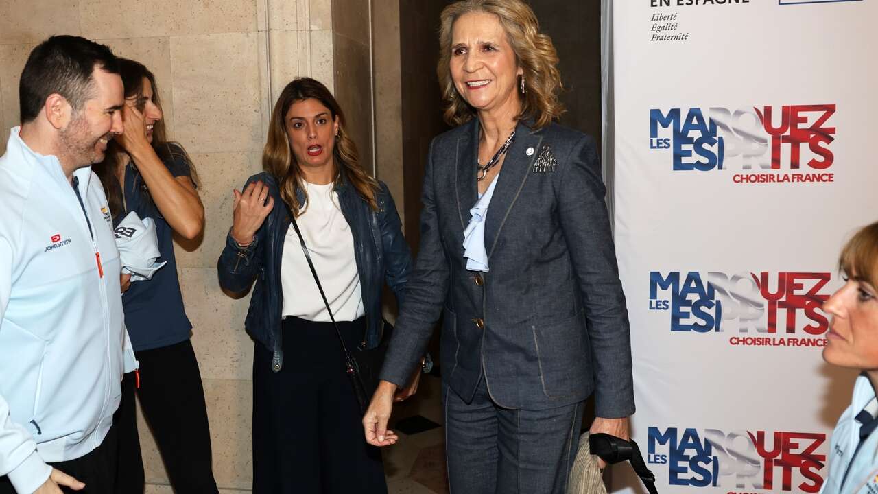 Del broche de Meninas más original, al traje denim más tendencia: el look más juvenil de la Infanta Elena