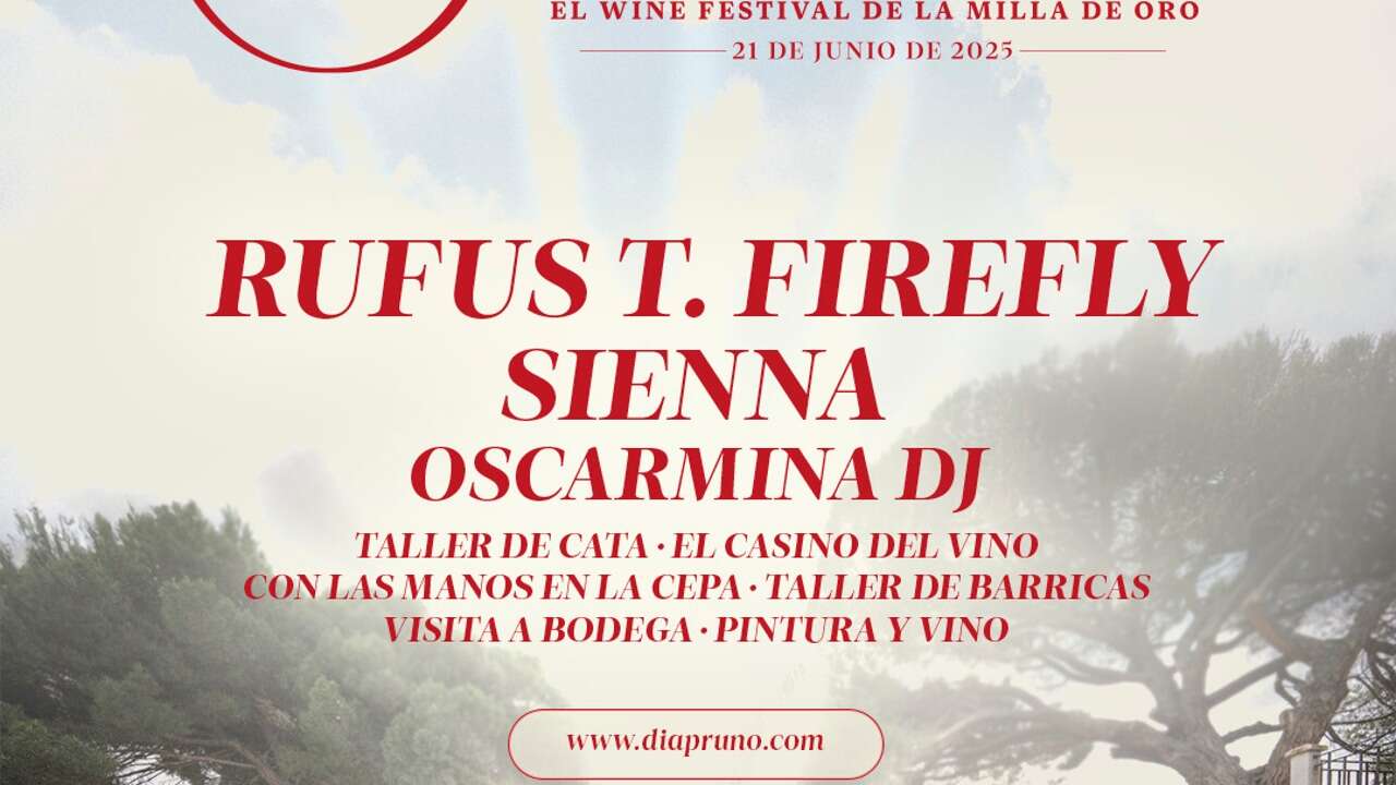 Sienna y Rufus T. Firefly, la apuesta musical del Día Pruno 2025