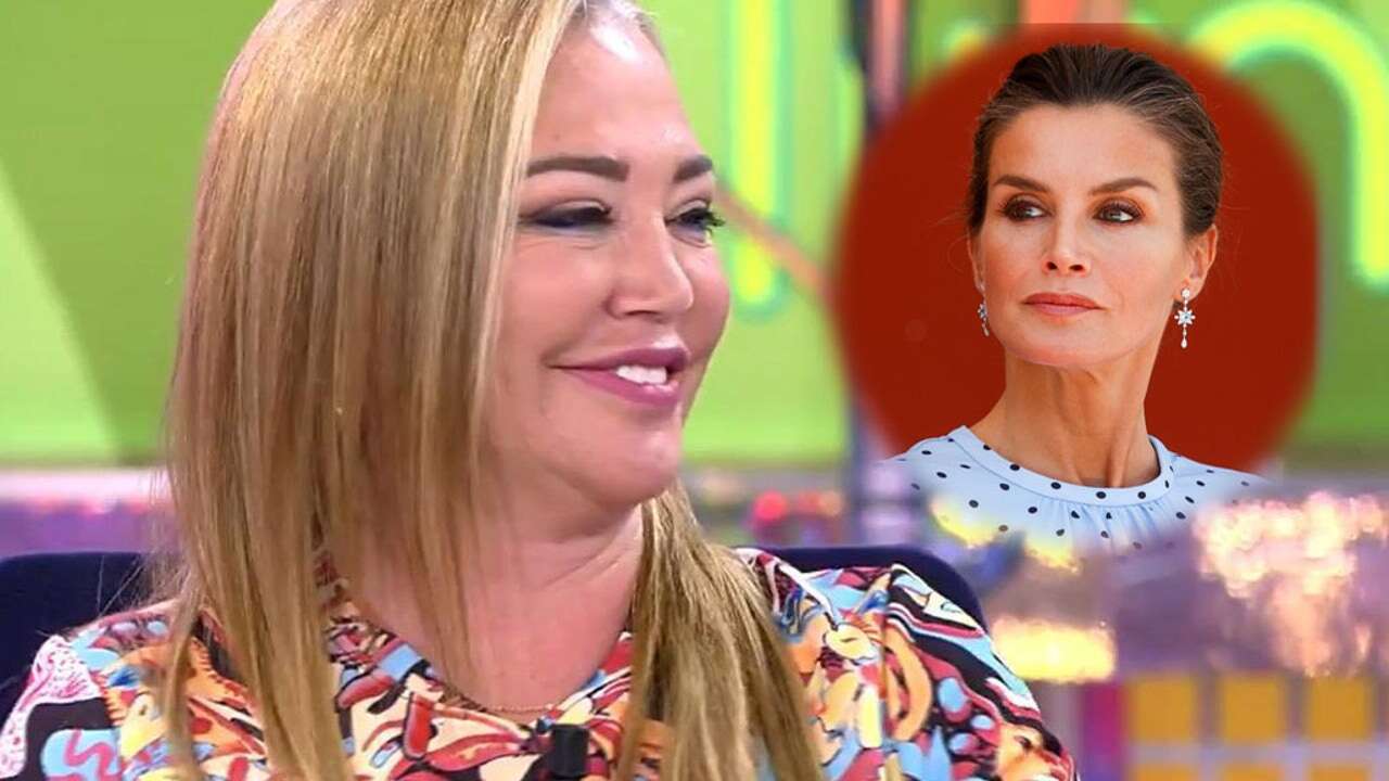 Belén Esteban le pide una entrevista a la Reina Letizia y le manda su gazpacho