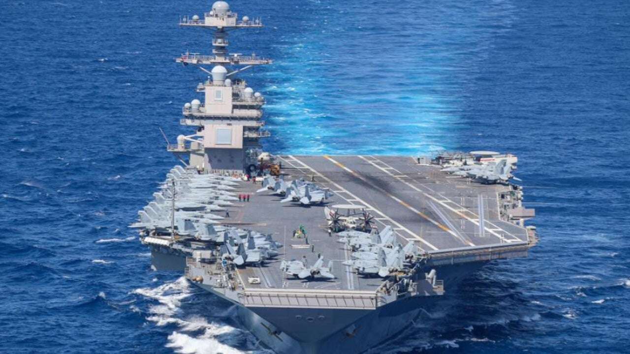 China trabaja en un nuevo 'superportaaviones' nuclear con el que busca desafiar al USS Gerald R. Ford