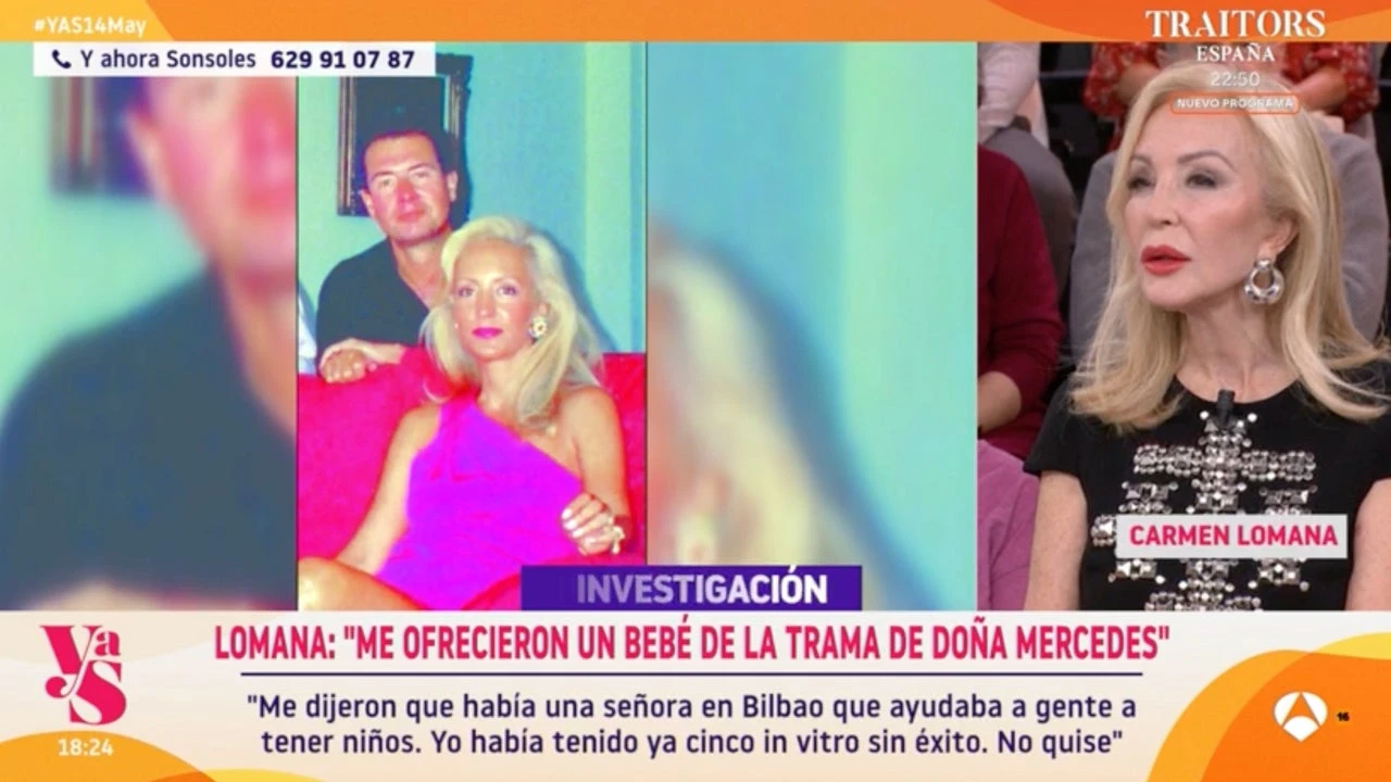 Carmen Lomana se sincera sobre la trama de bebés robados en Bilbao: 