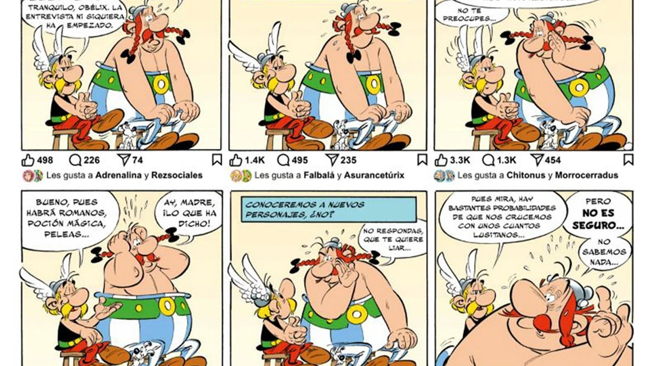 Asterix y Obélix viajan a Lusitania en su próxima aventura