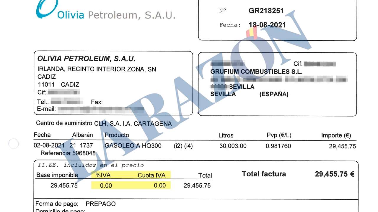 La empresaria del dinero de Ferraz desvela al juez la facturación opaca de la trama del fuel de Aldama