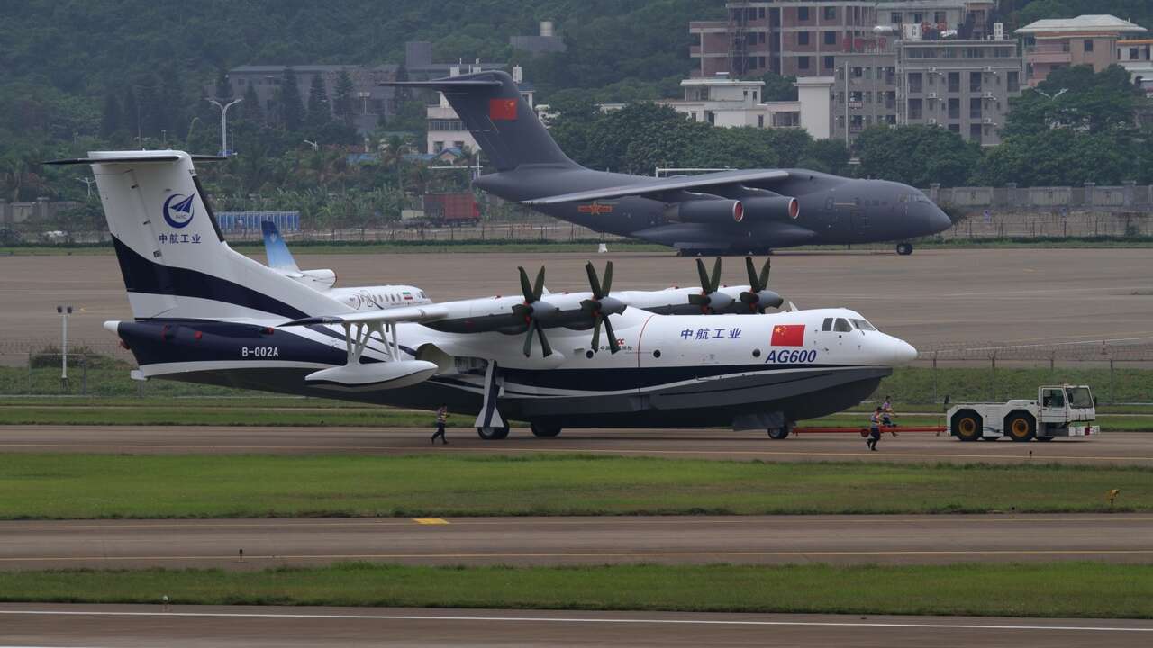 China ya tiene listo el avión anfibio más grande del mundo, del tamaño de un Boeing 737