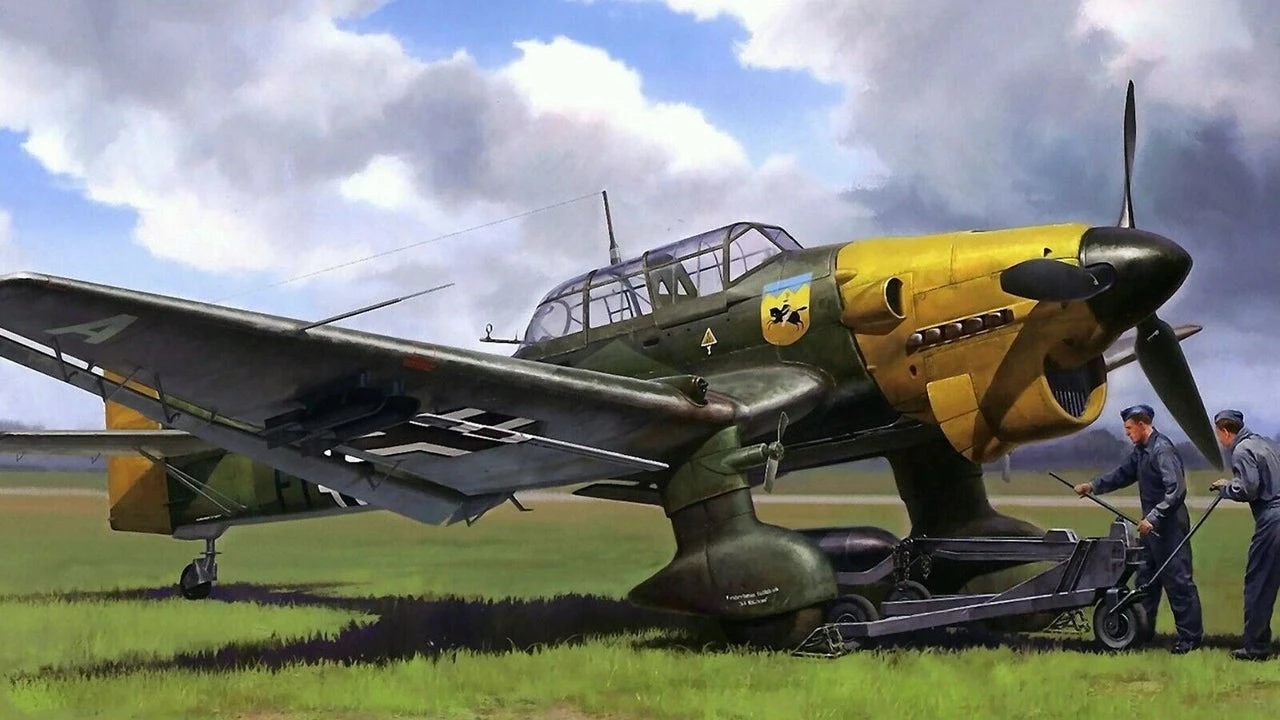 Podía lanzar bombas y asustar al enemigo con una potente sirena: así era el Ju 87 Stuka de la Alemania nazi