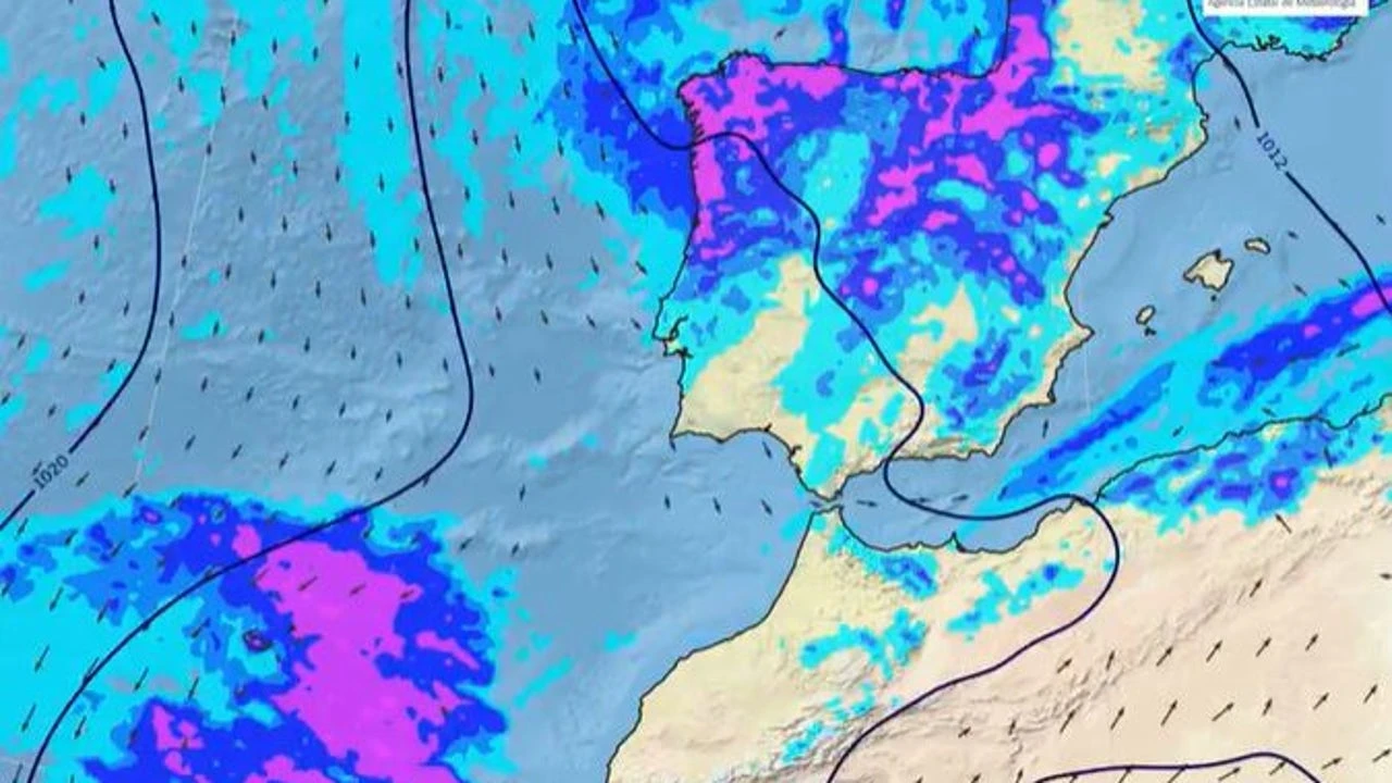 El tiempo no mejorará esta semana: la AEMET avisa de lluvias, tormentas, granizo y desplome de las temperaturas