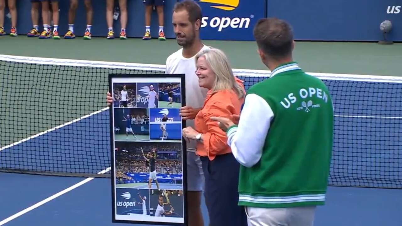 El homenaje del US Open a Gasquet, el tenista que de niño era un referente para Nadal