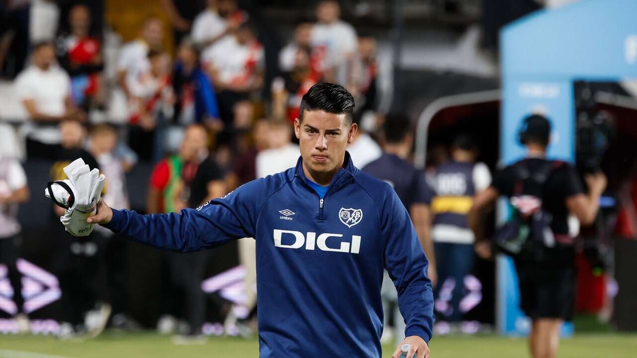 James Rodríguez abre la puerta a su salida del Rayo Vallecano pero descarta un posible destino