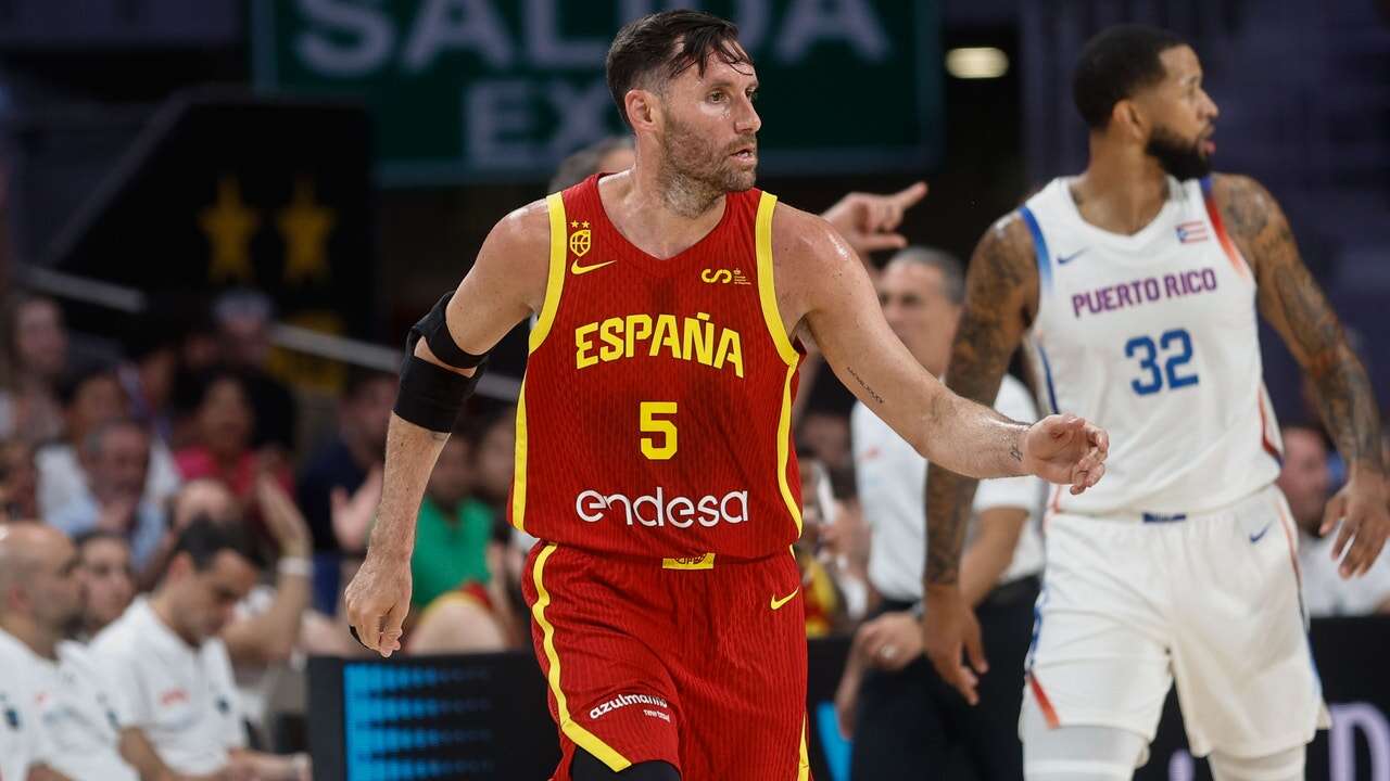 España demuestra ante Puerto Rico, en otra fiesta de Rudy, que está para competir (107-84)