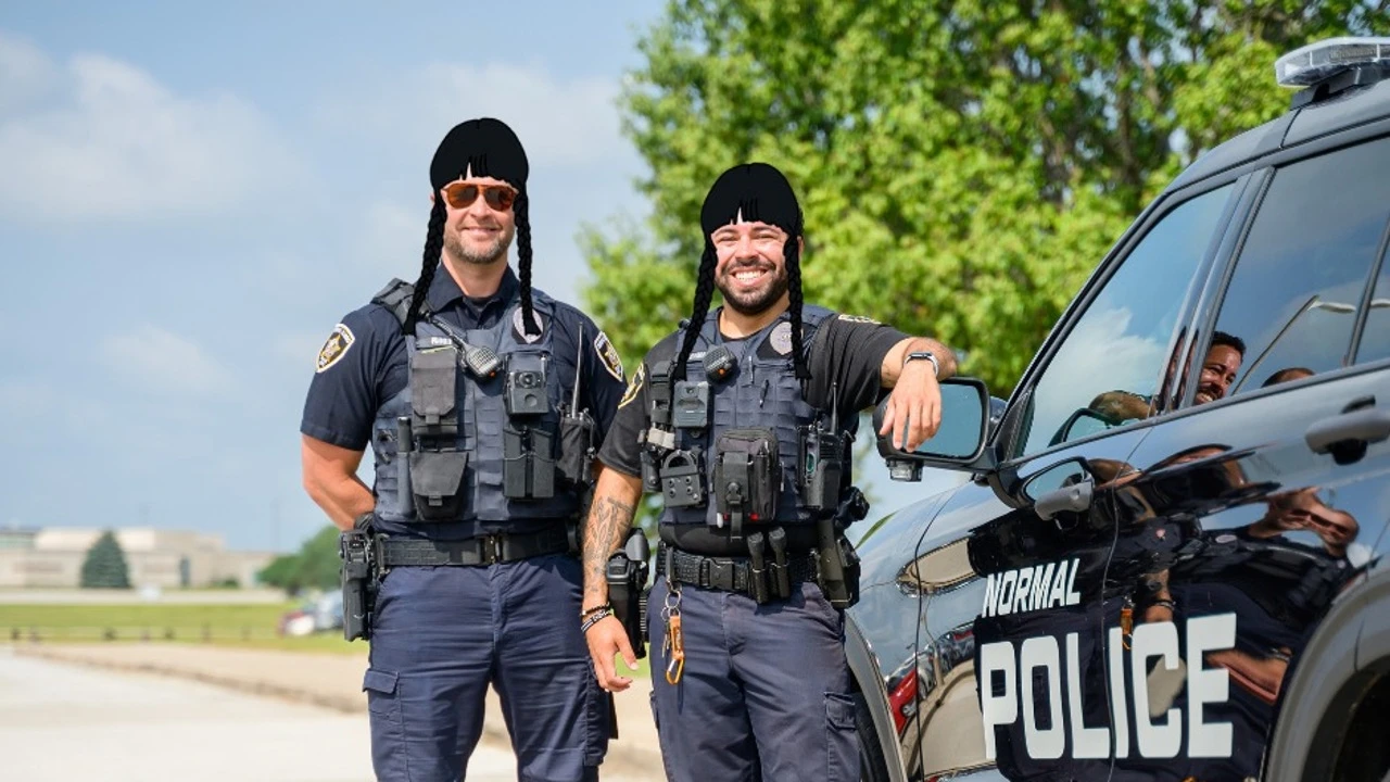 La broma policial de Normal en Illinois sobre la serie 