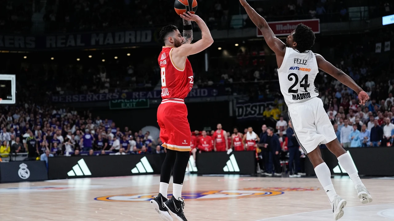 Real Madrid - Olympiacos: horario y dónde ver online TV el cuarto partido de cuartos de final de la Euroliga