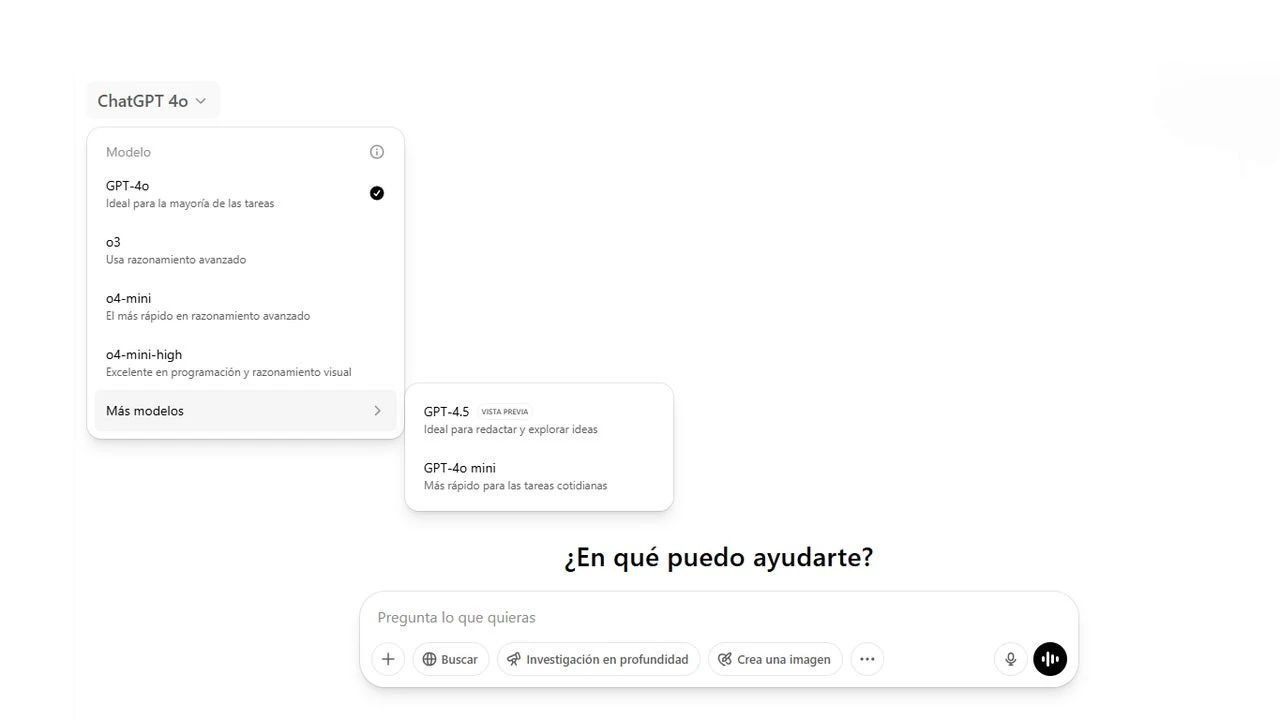 ¿Te lías con los modelos de ChatGPT? OpenAI explica cuándo tienes que usar cada uno y para qué