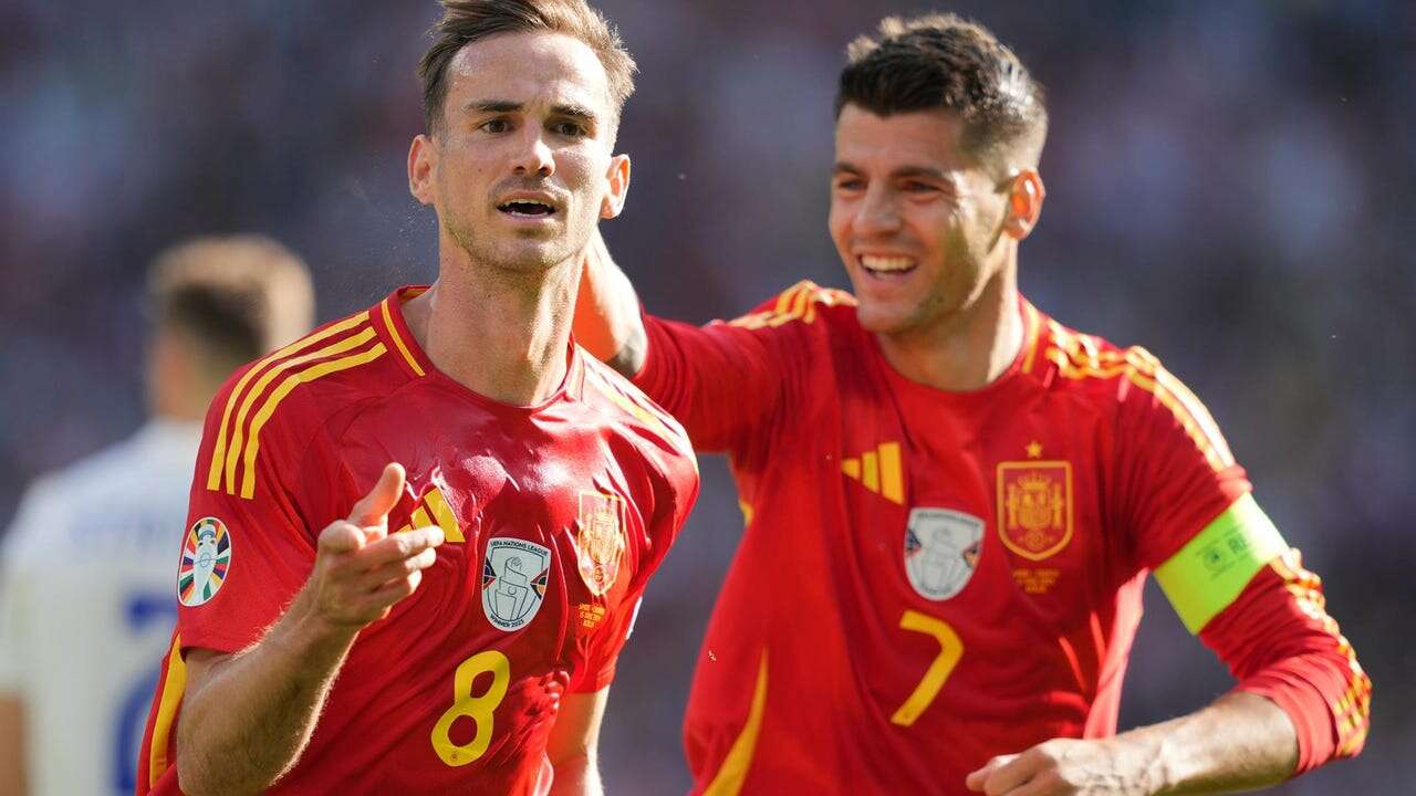 España - Dinamarca en directo: alineaciones, resumen, resultado y goles. Jornada 3 de la UEFA Nations League en vivo hoy