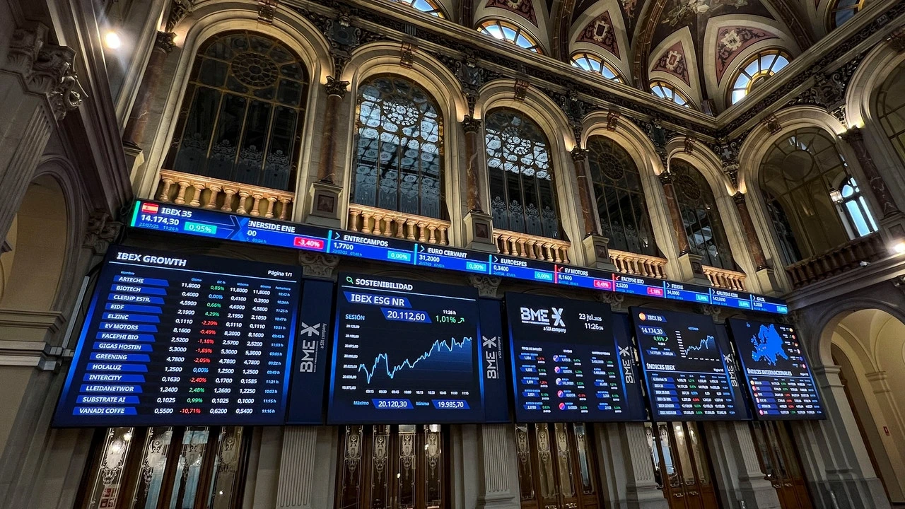 El Ibex 35 mantiene los 14.000 puntos, aunque pierde fuerza al final de la jornada