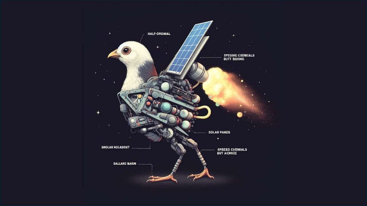 Así es el pollo ciborg propuesto por el físico Freeman Dyson para explorar el espacio