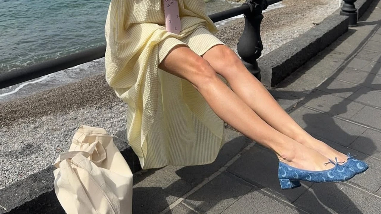 Si no usas sandalias estas bailarinas son perfectas para sobrevivir a julio con estilo