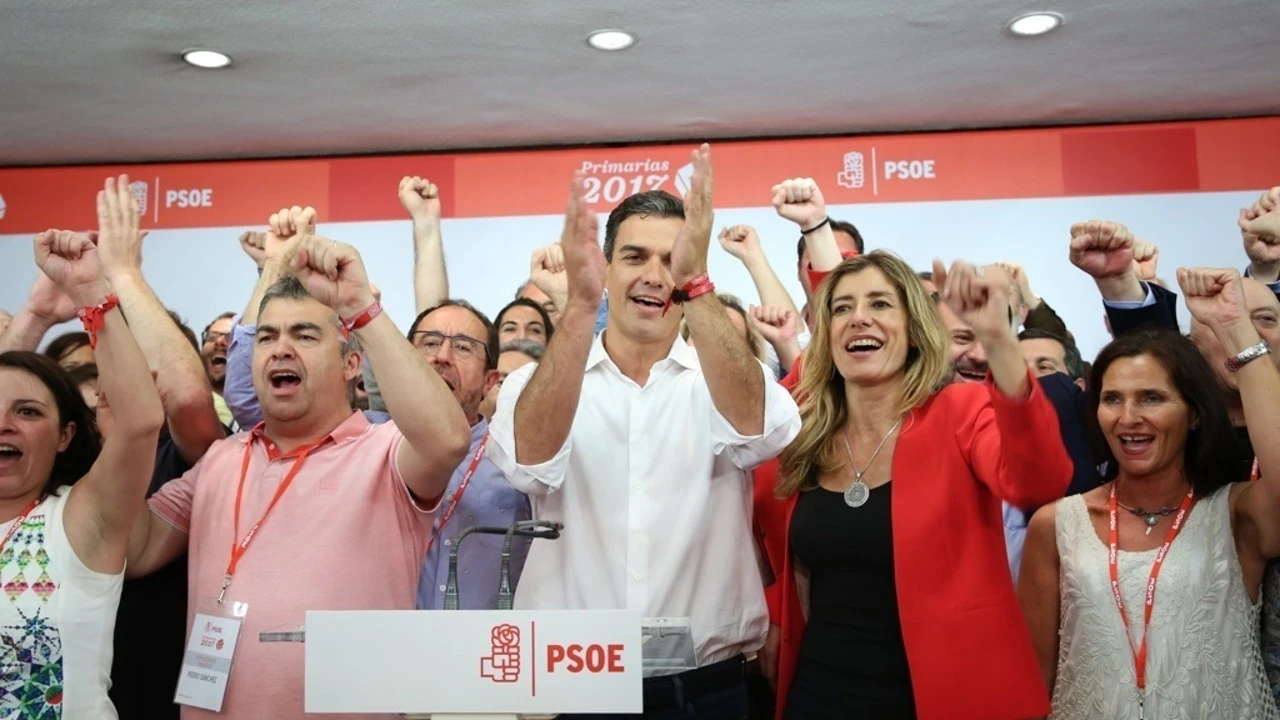 El PSOE que prometió Pedro Sánchez en 2017 cuando ganó las primarias...y cómo funciona en la actualidad