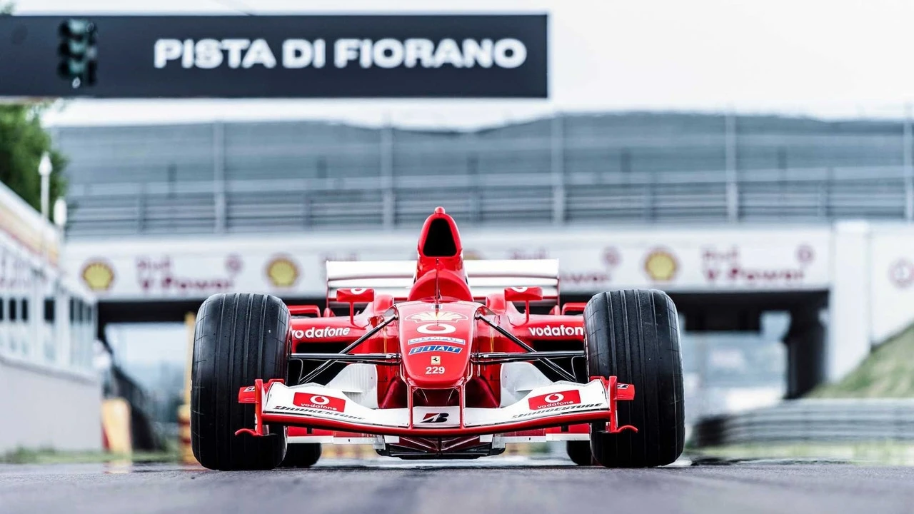 Un Ferrari de Michael Schumacher, vendido como uno de los Fórmula Uno más caros de la historia