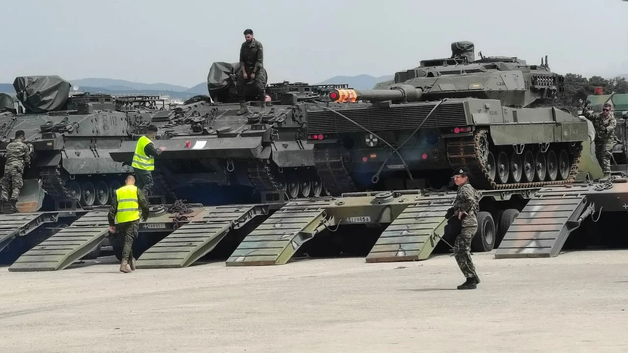 España despliega músculo militar en Grecia con el inicio del ejercicio 