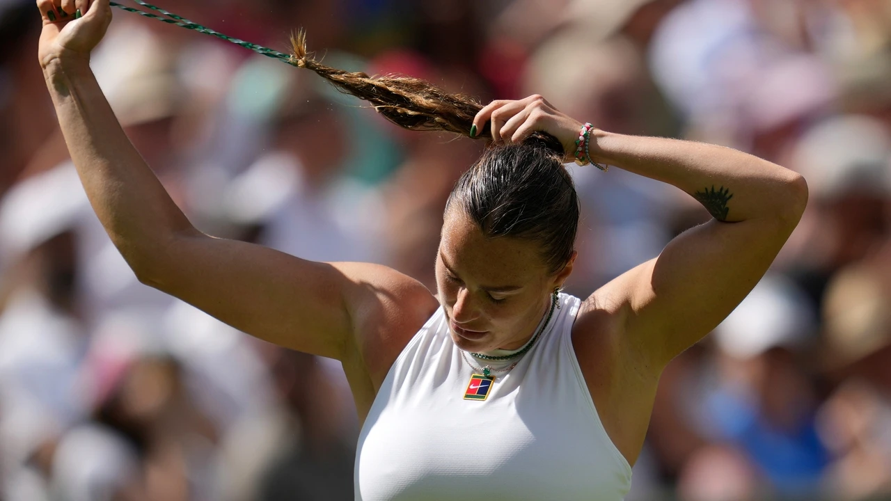 Sabalenka reconoce su odio hacia Wimbledon: 