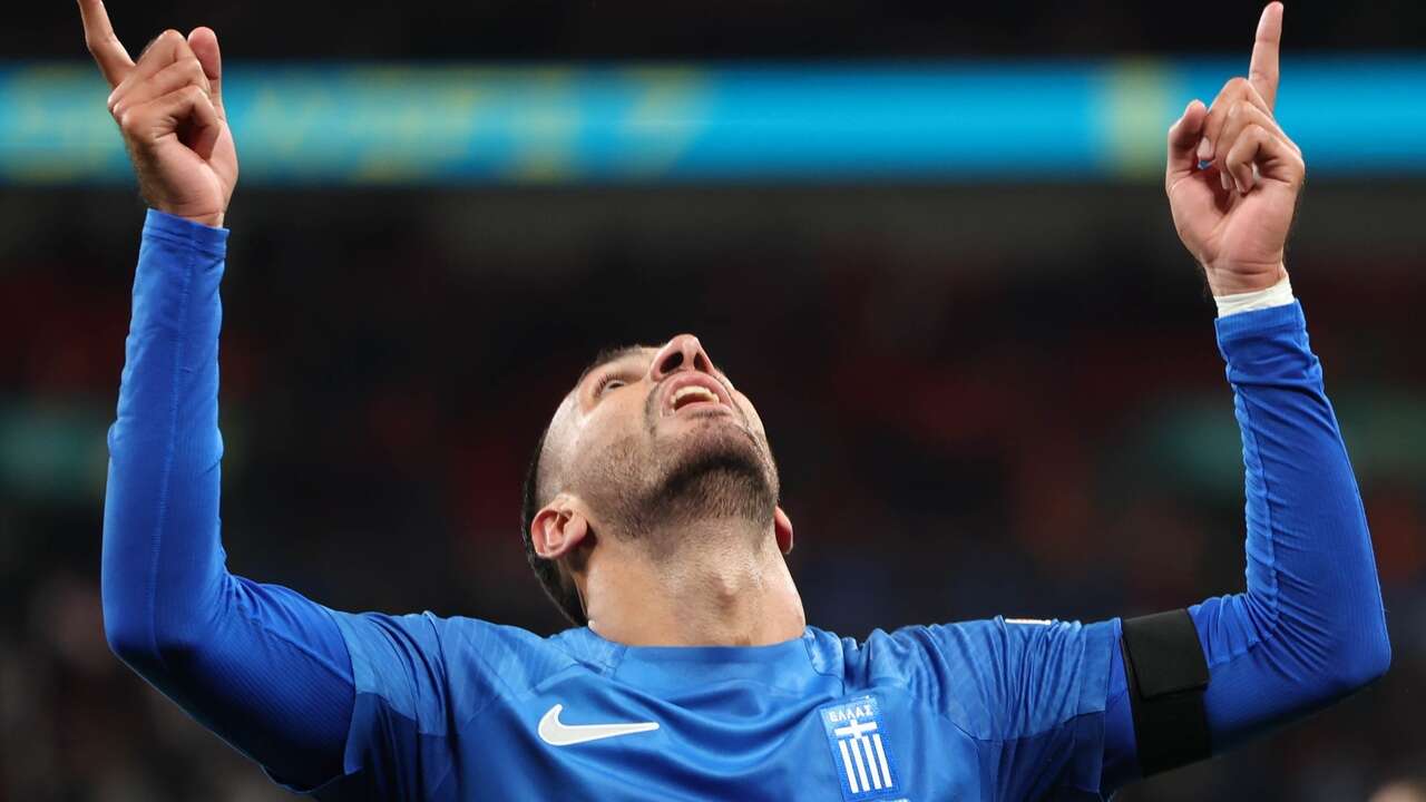 Grecia se impuso en Wembley y elevó un emotivo homenaje en memoria de Baldock