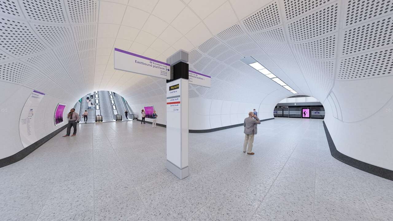 La línea del metro de Londres Elizabeth Line gana el premio Stirling de arquitectura