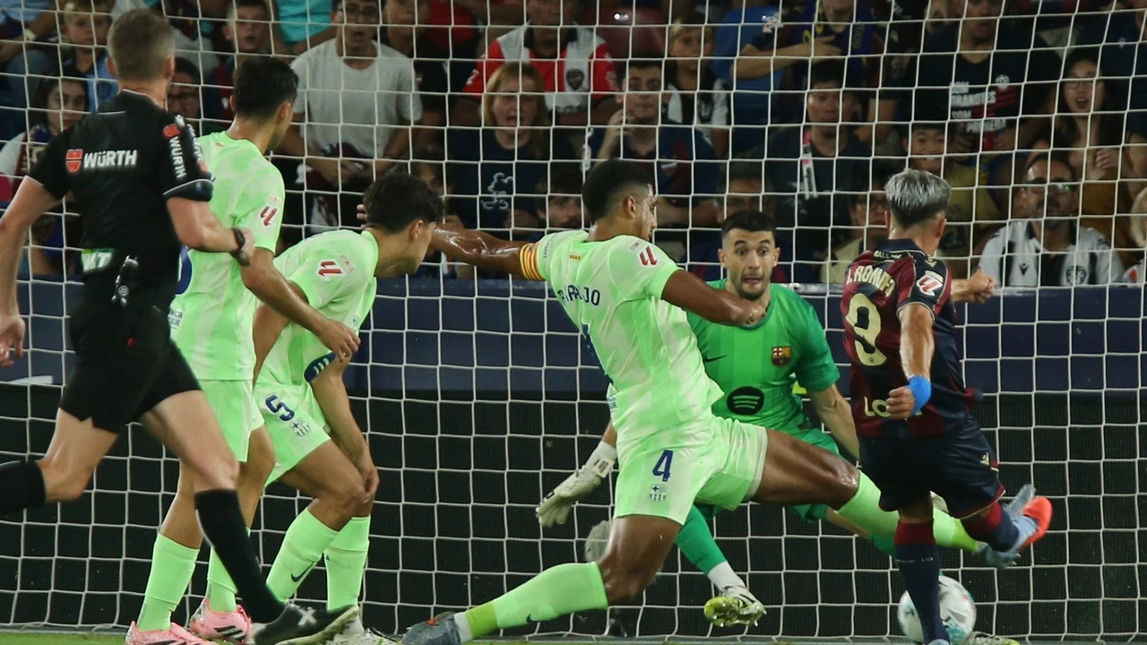 El Barcelona y su problema con las camisetas en el partido contra el Levante: no le dejaban jugar