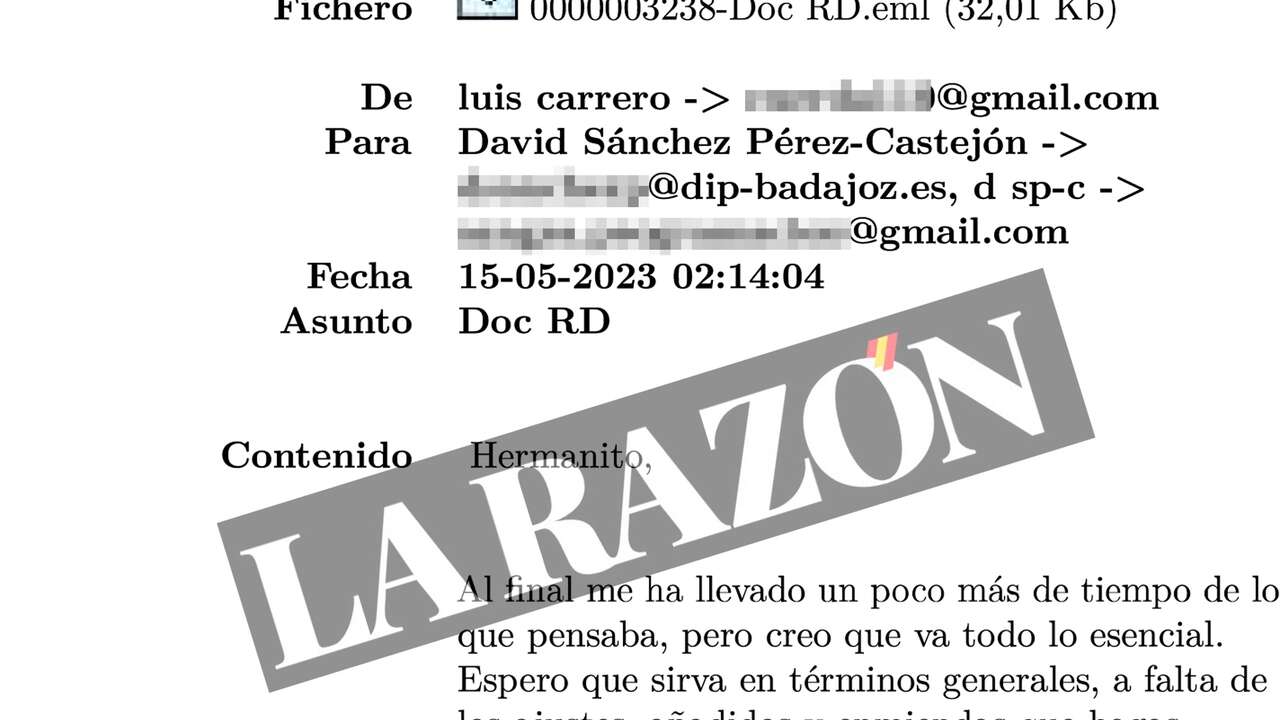 De tapar las funciones a 'maquillar' su ascenso: estos son los correos del hermano de Sánchez claves para la juez