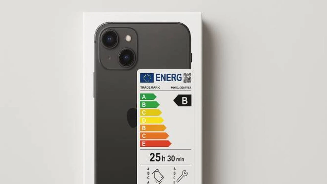 Cómo leer la nueva etiqueta energética que los móviles y tablets llevarán desde junio