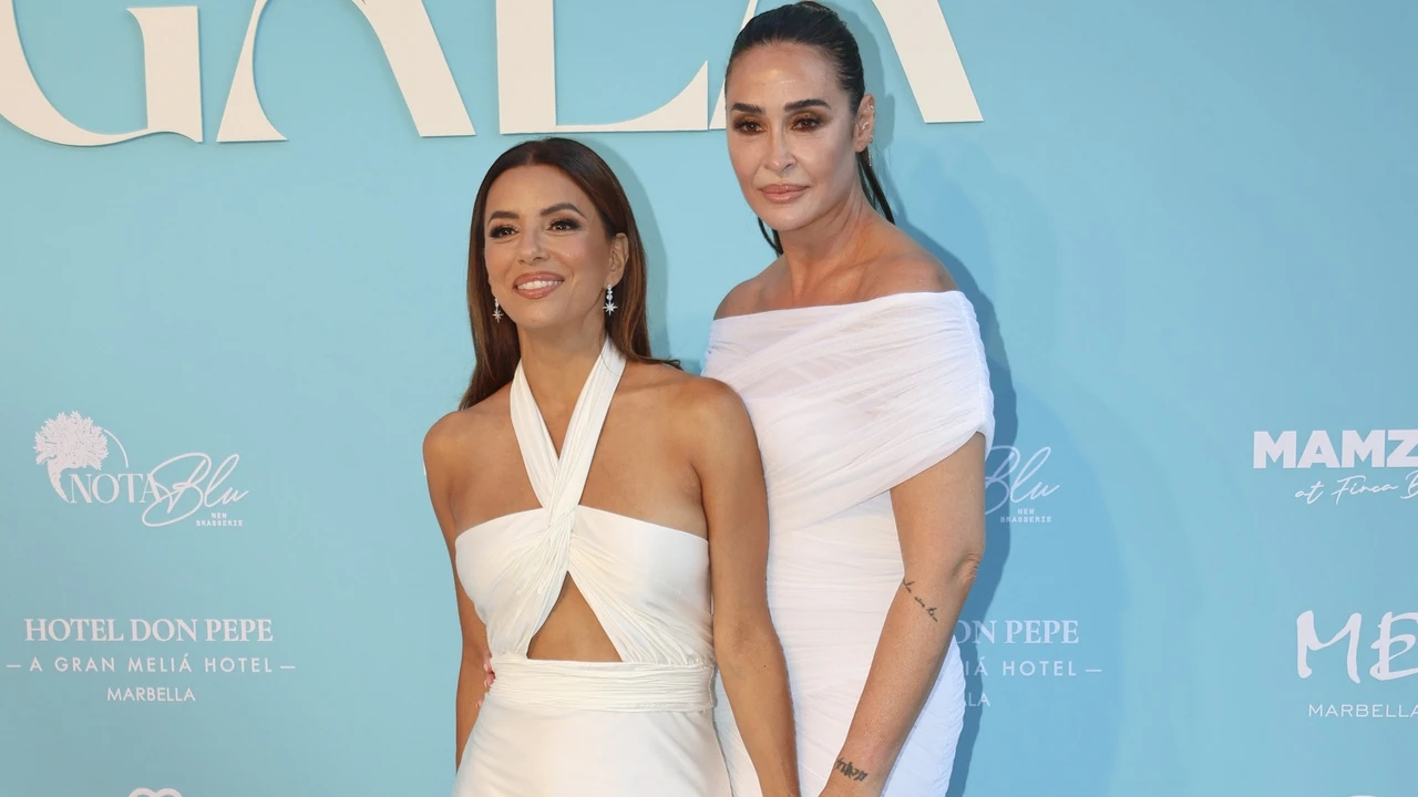 Eva Longoria y Vicky Martín Berrocal deslumbran con lookazos en blanco en la Gala Global Gift 2025 en Marbella