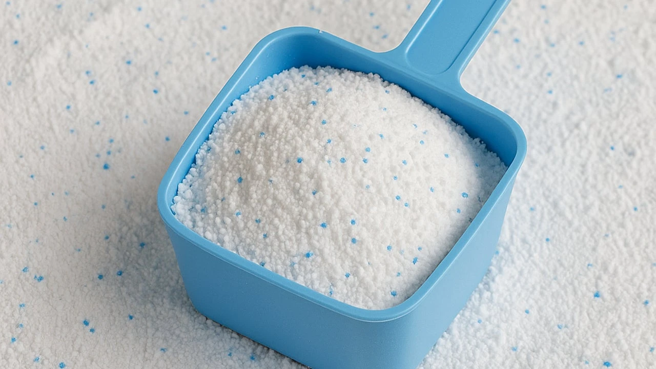 Ropa siempre muy blanca en la lavadora: con una sola cucharada de este producto