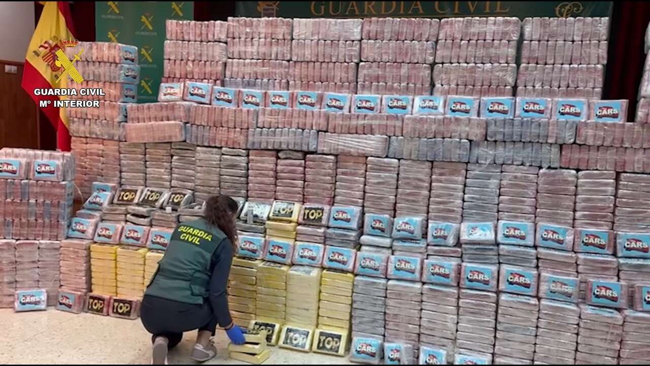 La Guardia Civil incauta más de 1.500 kilos de cocaína en Cádiz gracias a una llamada anónima