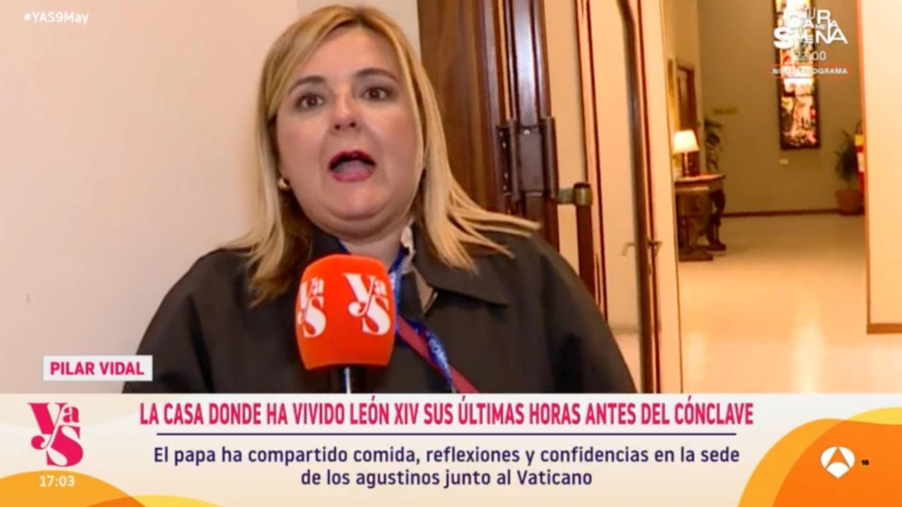Pilar Vidal pasa la noche en la casa donde vivía el nuevo Papa León XIV: 