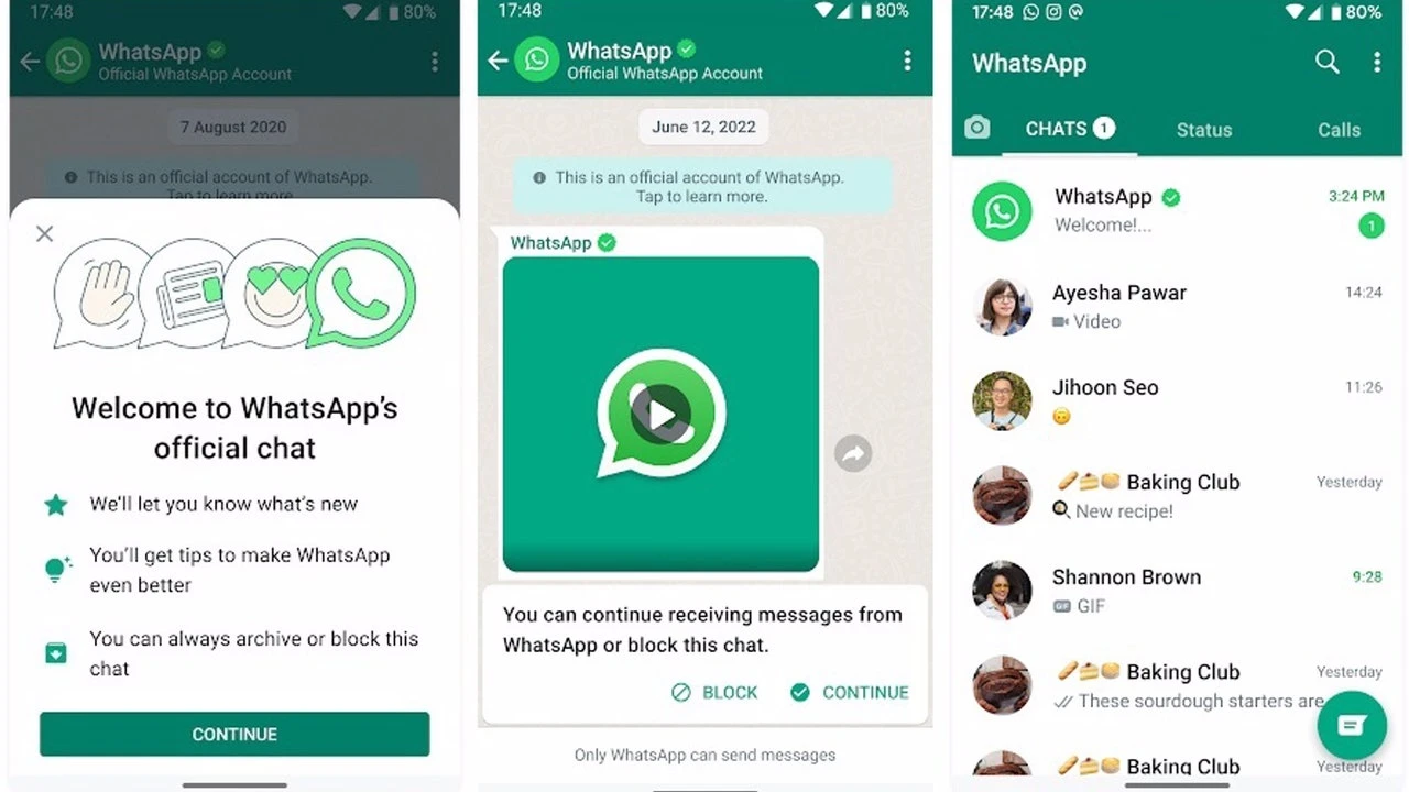 El chat oficial de WhatsApp, con información útil y consejos de seguridad, llega a Europa