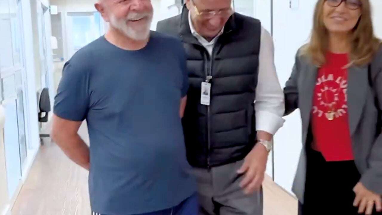 Lula publica un mensaje desde el hospital: 