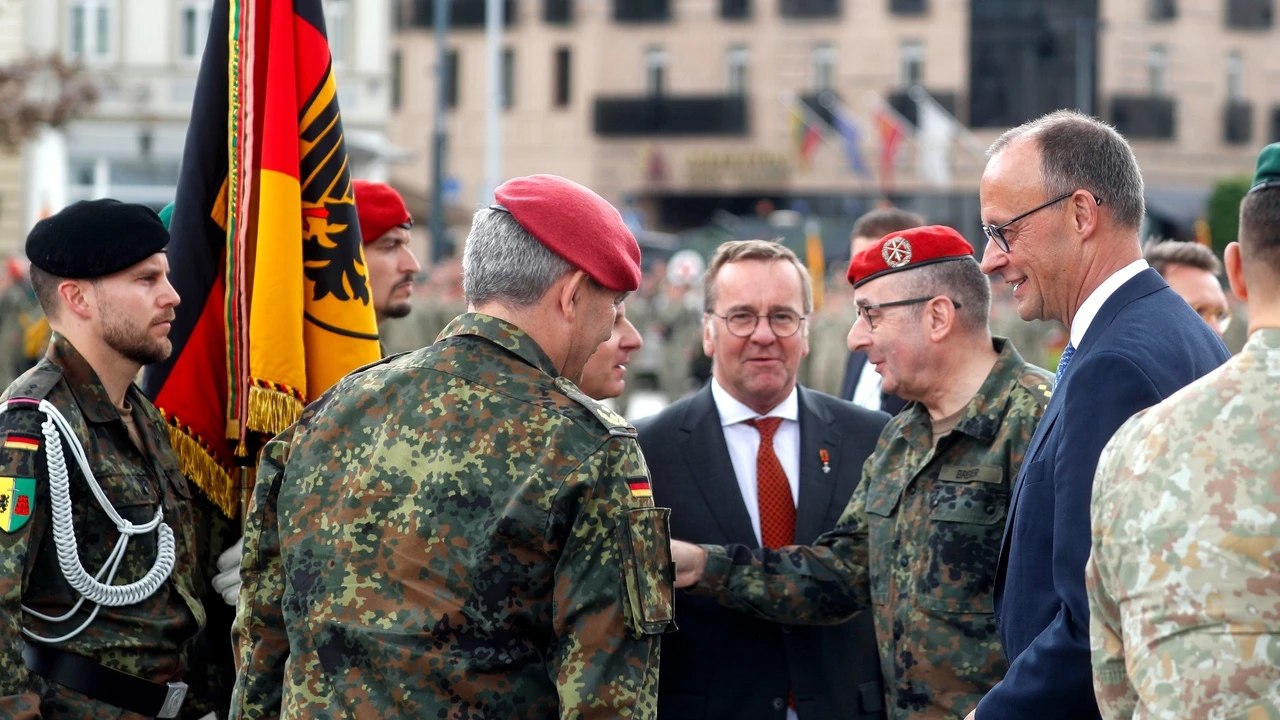 Alemania inaugura en Lituania su primer contingente de tropas en el exterior desde el final de la Segunda Guerra Mundial