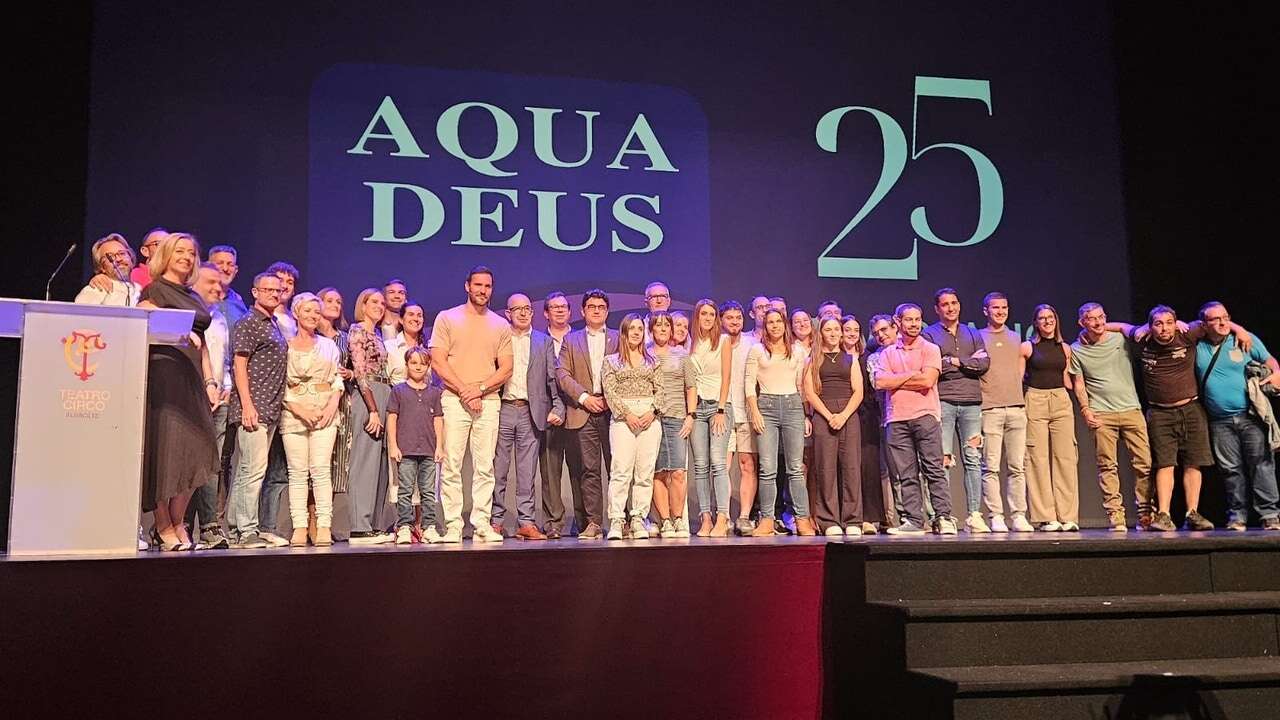 AQUADEUS celebra su 25 aniversario unida al deporte