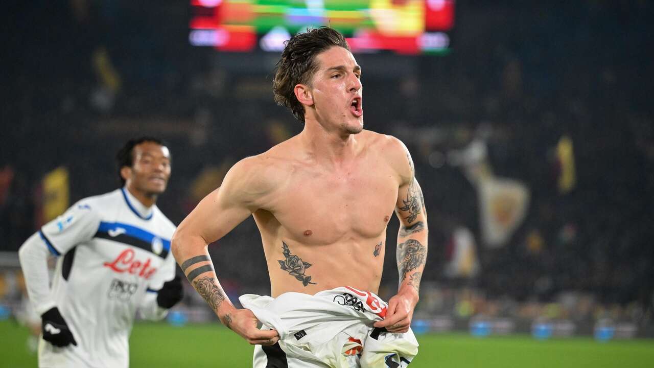 La polémica celebración de Zaniolo contra su ex equipo tras anotar en Roma