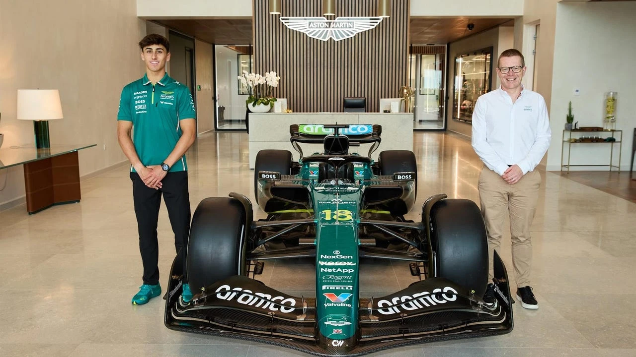 Un aprendiz de Fernando Alonso, primer piloto español en la nueva academia de Aston Martin