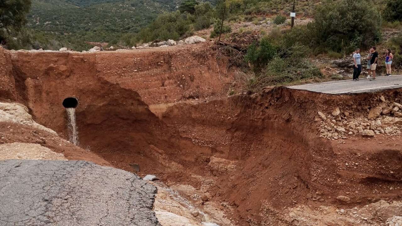 La borrasca atlántica golpea España: las intensas lluvias dejan carreteras cortadas y desvíos de vuelos