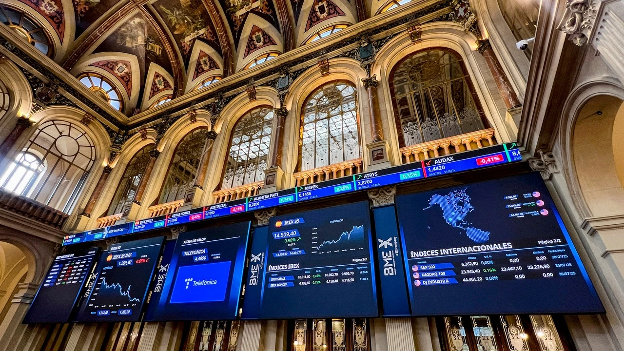 El BBVA impulsa al Ibex 35, que alcanza los 14.417 puntos