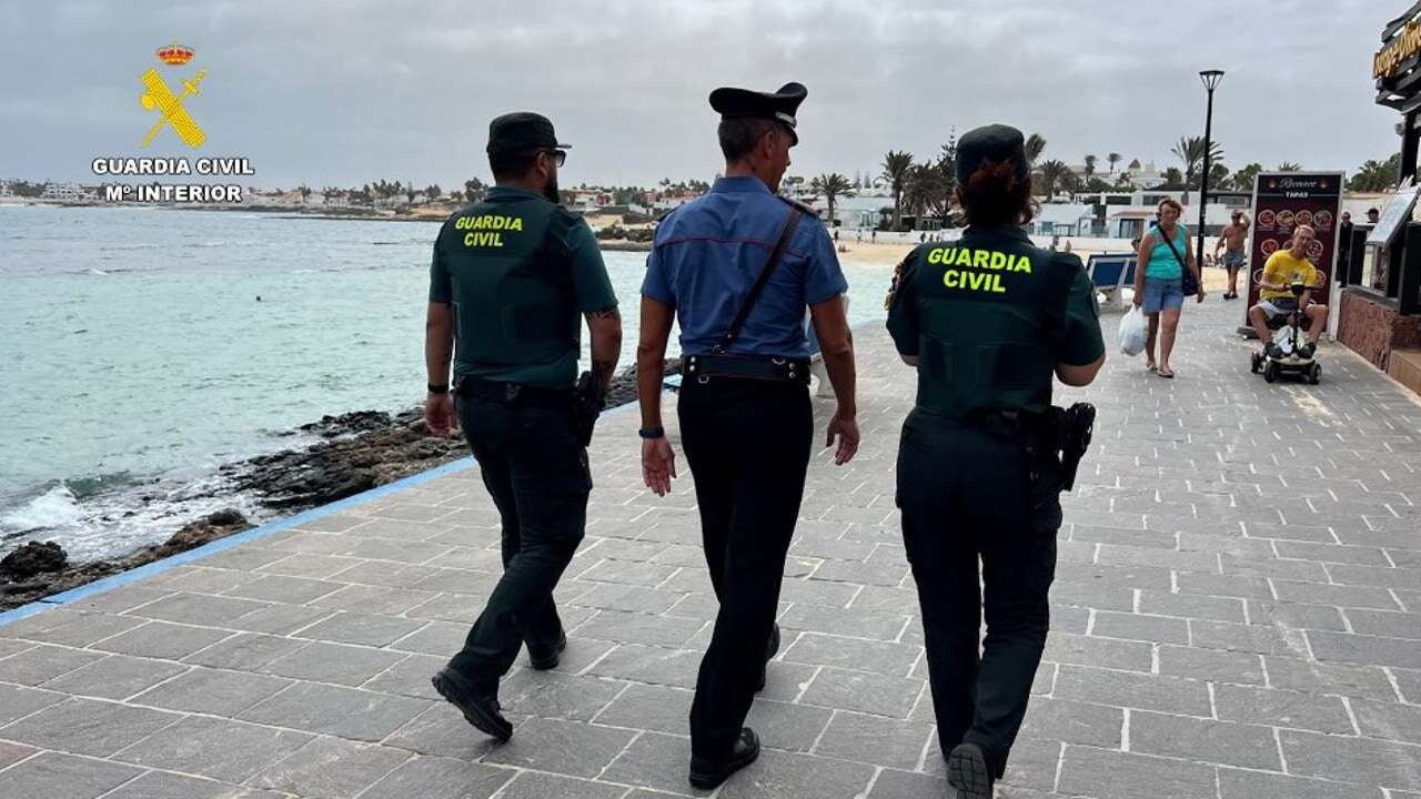 Reforzada la seguridad en Fuerteventura con patrullas mixtas de Guardia Civil y policías de otros países