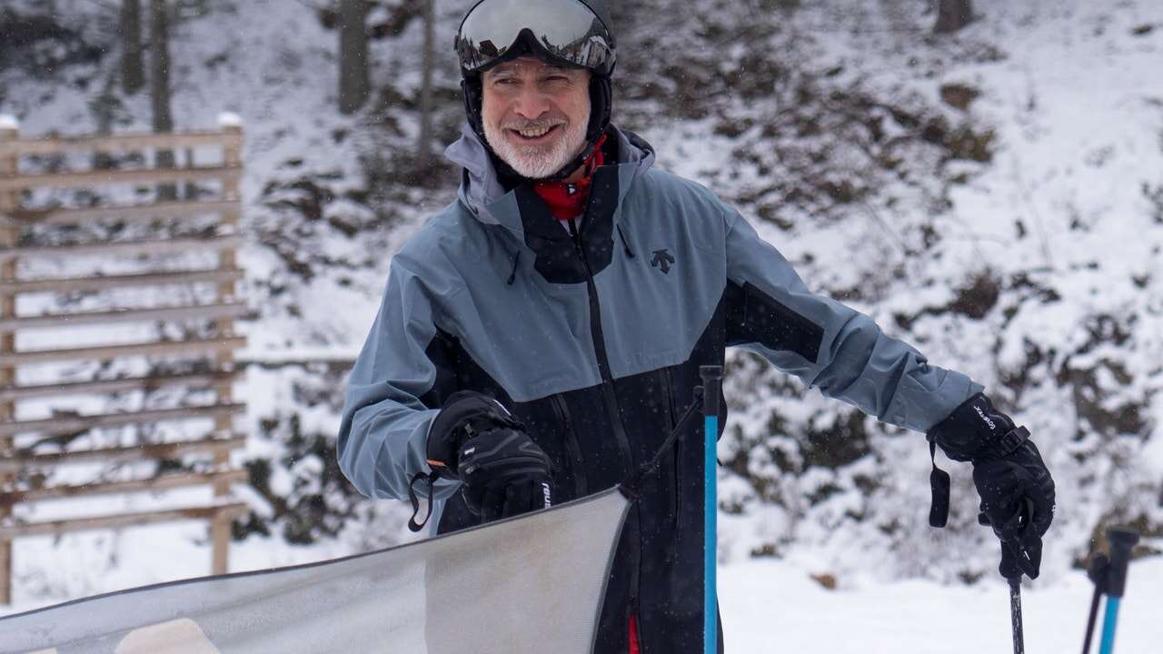 Felipe VI elige Valdelinares (Teruel) para esquiar: 