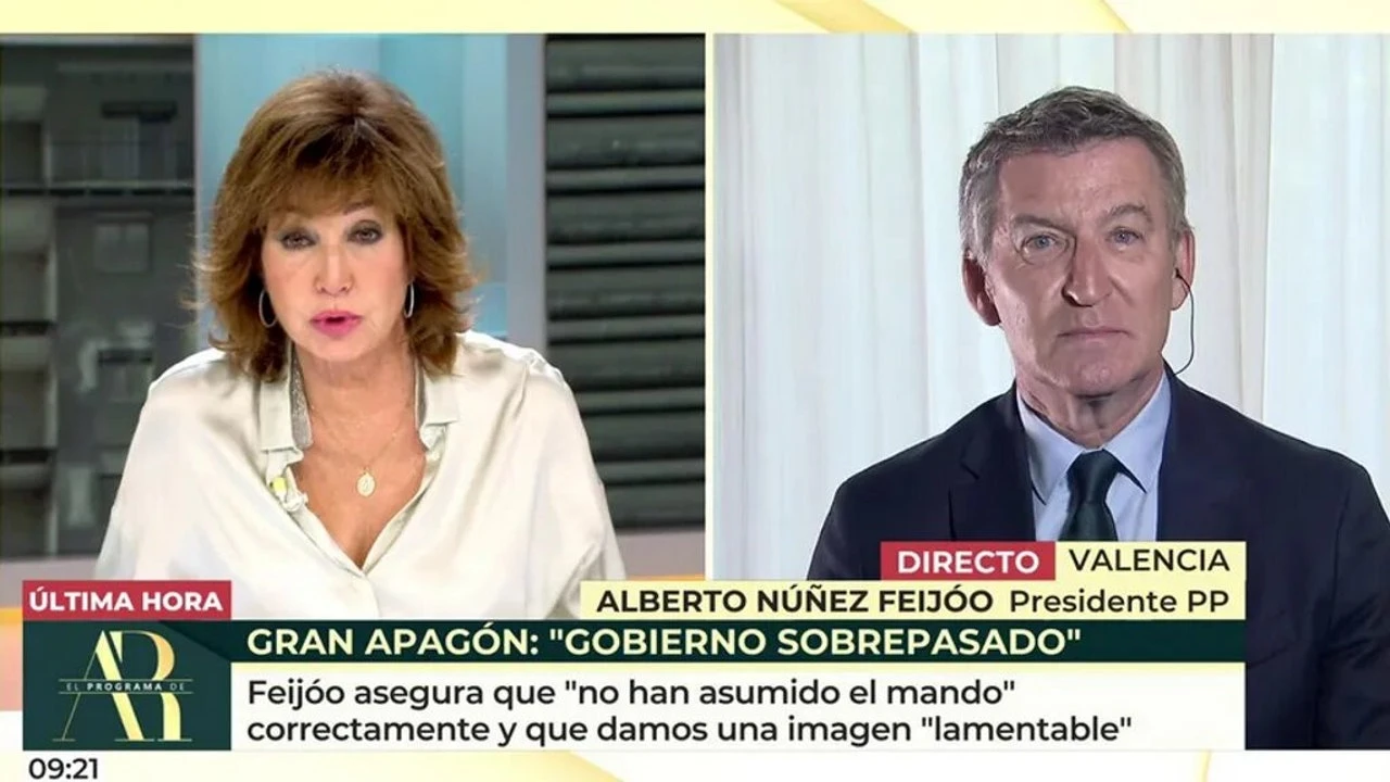 Feijóo niega cualquier tipo de comunicación con Sánchez durante el apagón: 