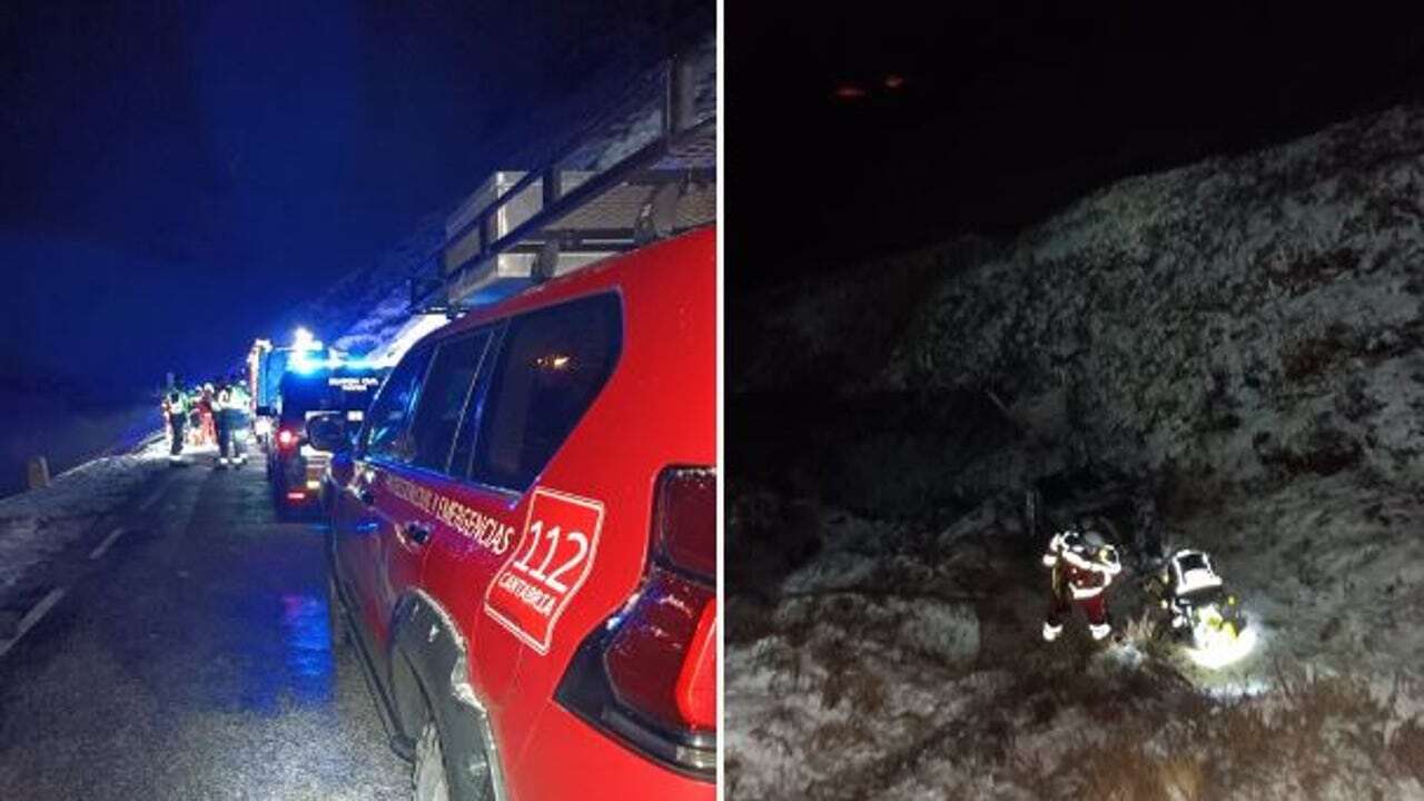 Trágico accidente en Cantabria: cuatro jóvenes mueren tras despeñarse su coche por una ladera