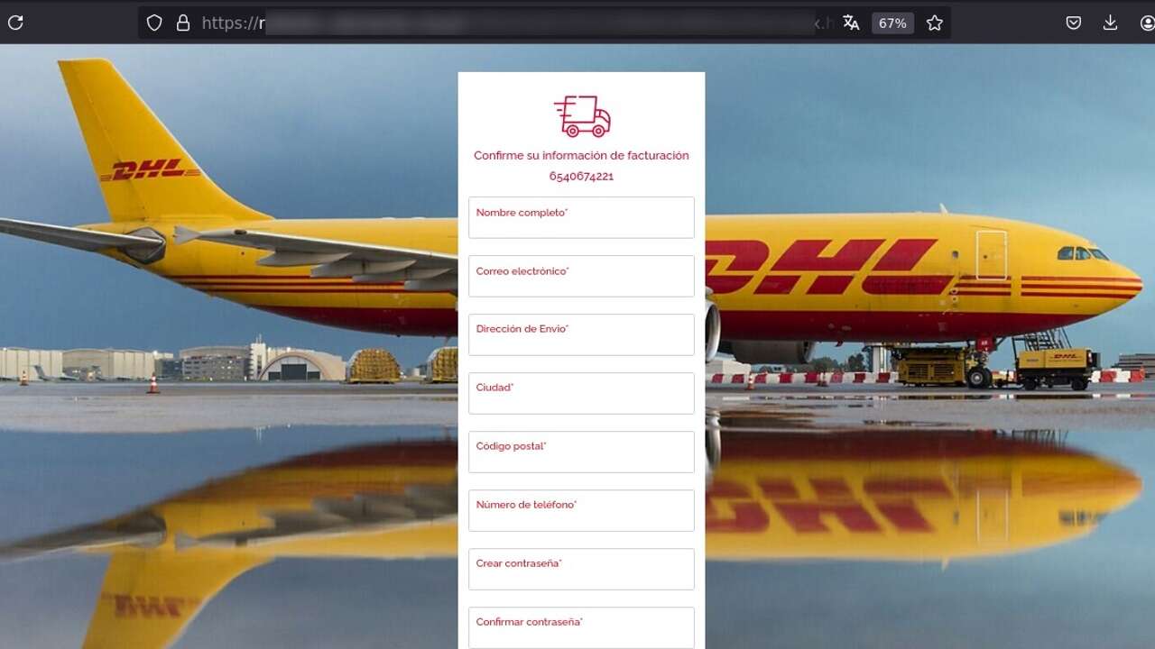 ¿DHL le ha mandado un correo solicitándole realizar un pago para evitar que el paquete sea devuelto? Cuidado, es una estafa